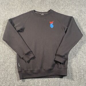 FLAG NOR FAIL Crew Neck Sweatshirt Mens Medium Patriotic Flag Red White Blue